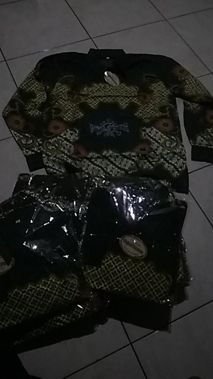 ´promo¿ Baju Batik Nu Motif Bunga Bangsa Katun Dobby Satin Istimewa