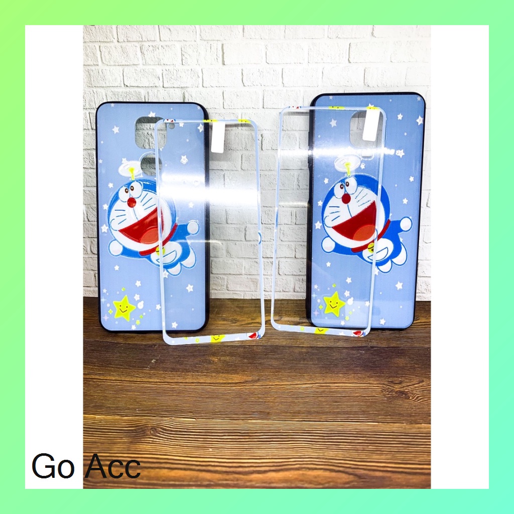 Softcase Tempered Glass karakter Oppo A1k/C2,A31 2020,A33/A53,A3s/C1,A52/A72/A92,Realme V5,A5s/A7/A12/A11k,2 pro/U1/U2,5,5/5i/5s/C3,C17/7i,C11,C12,C15,Samsung j2 Prime Vivo Y11/Y12/Y15/Y17,Y30/Y30i/Y50,Y91/Y93,Y95,Y91C,Xiaomi Redmi 3s 4A 8A 9 HCTG 03