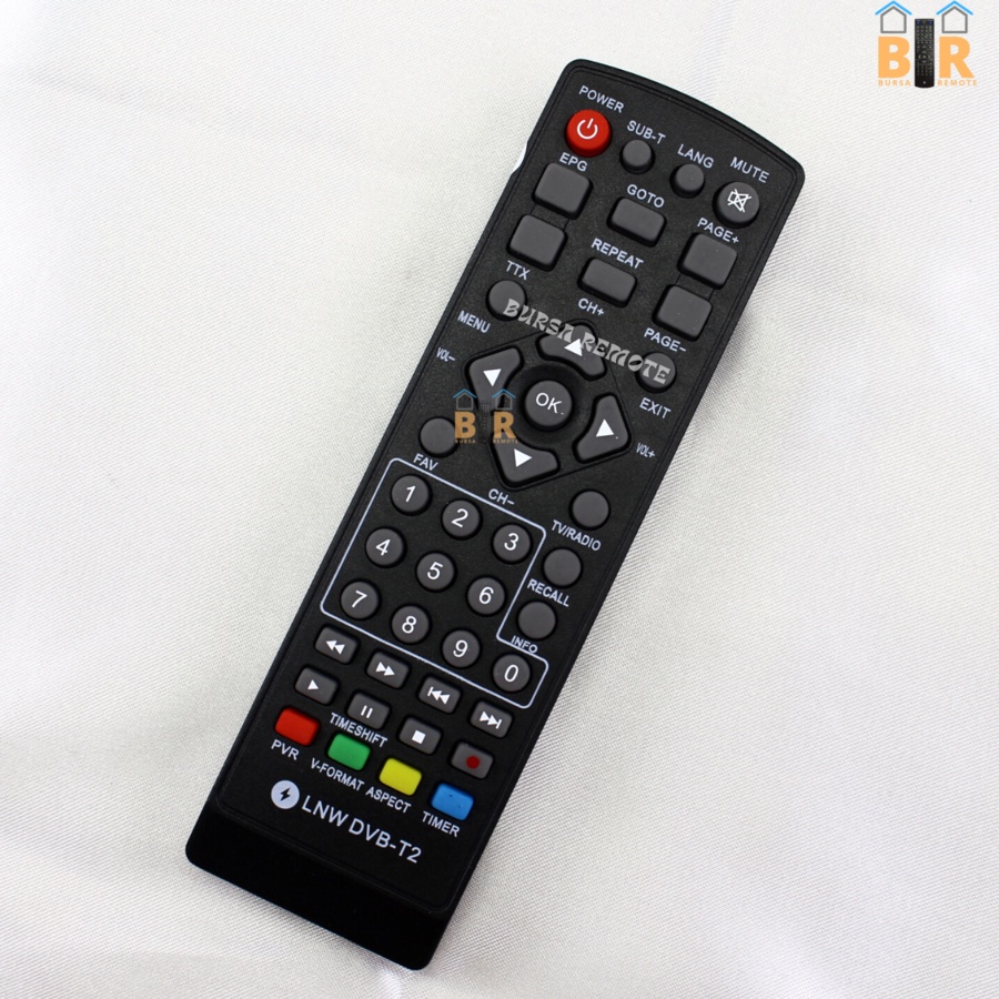 Remot Remote STB LUBBY Hinomaru Parabola Set Top Box DVB T2 ADVANCE PIOLINE Tanpa Setting