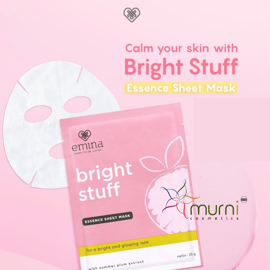 EMINA Bright Stuff Essence Sheet Mask 23g