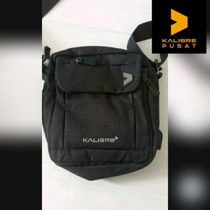 TAS SELEMPANG KALIBRE HOOPER ORIGINAL TRAVEL POUCH KALIBRE HOOPER ORI - Hitam