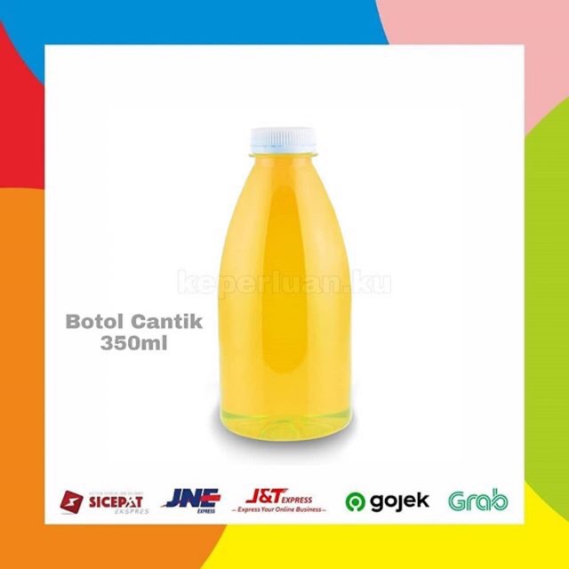 BOTOL PLASTIK CANTIK 350ML BOTOL VALENSIA 350ML BOTOL CANTIK 350ML TEBAL