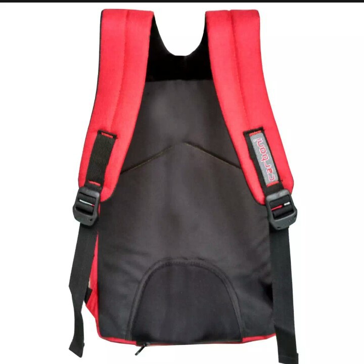 Carboni tas ransel laptop pria dan wanita tas punggung original - red + rain cover