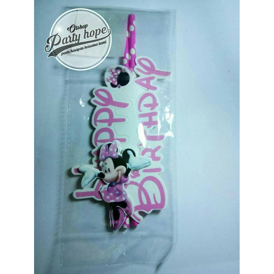 Topper Cake Minnie Mouse Hiasan Kue Ultah Minnie Mouse Topper Cake Minnie Mouse Hiasan Kue Ultah Minnie Mouse