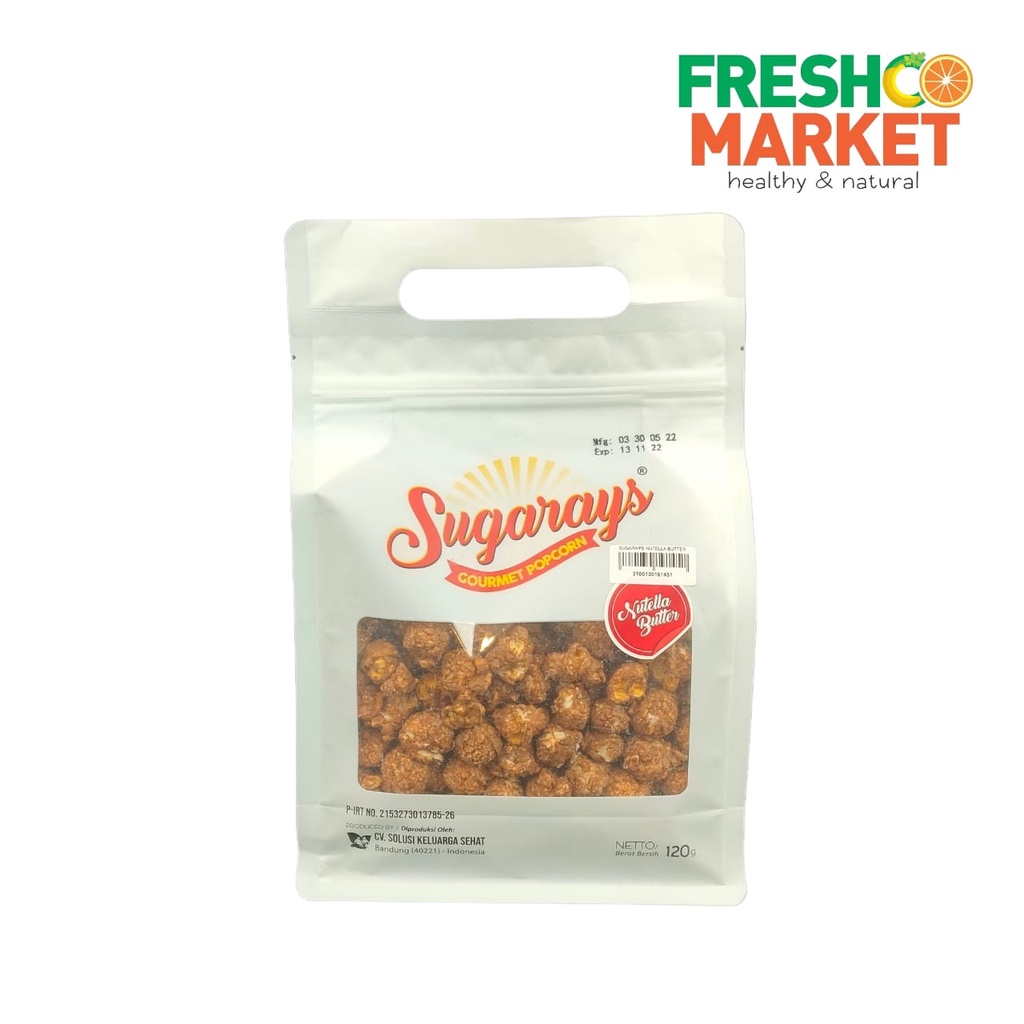 

SUGARRAYS NUTELLA BUTER 120GR