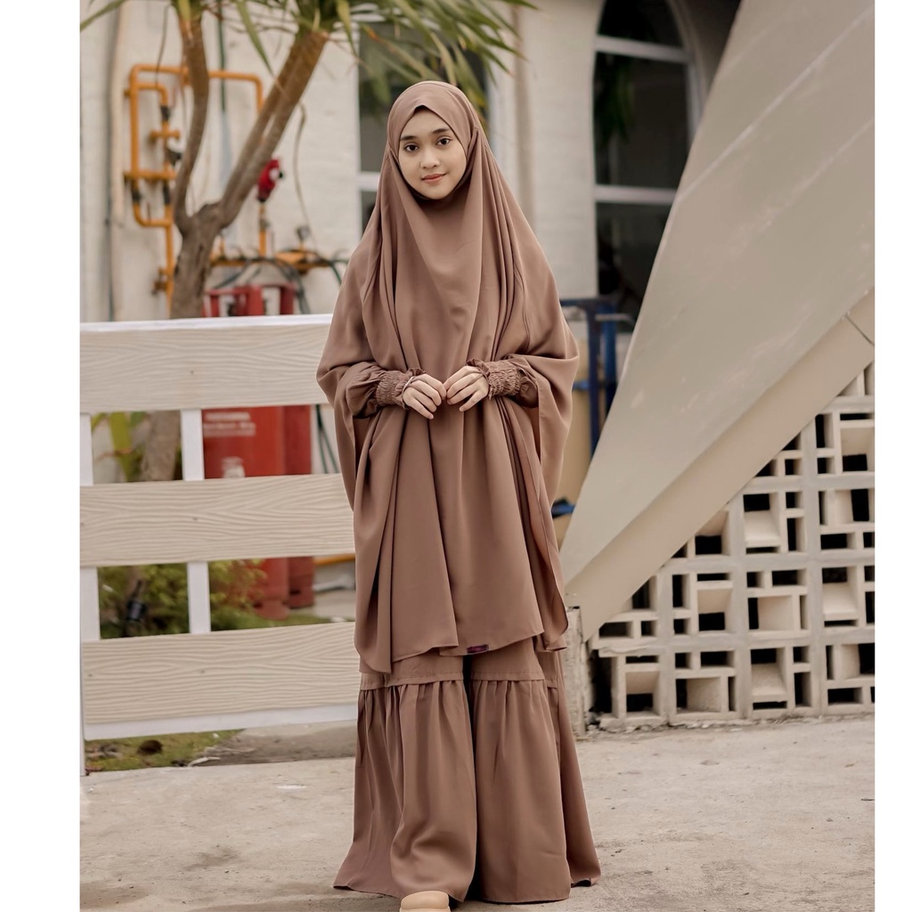 Gamis Set French Khimar Jasmine Set