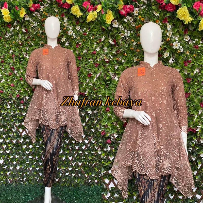 Kebaya Modern Tunik Kebaya Busui Bahan Tulle Favorite/Sanghai-6