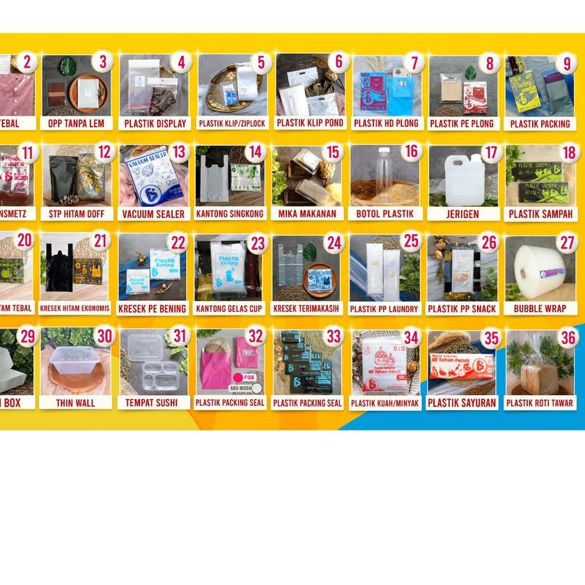 

☋ PLASTIK OPP TEBAL 30 x 35 cm 30 Micron (0,5) PLASTIK KEMASAN ISI 100 PCS ☻
