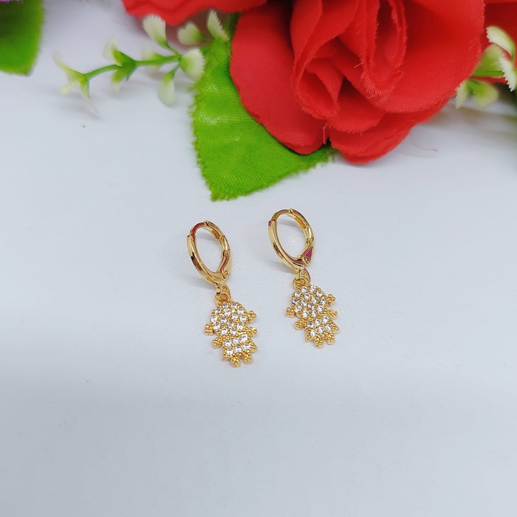 Anting-anting xuping full mata lapis emas A011-013