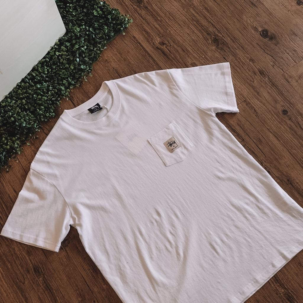 

Stussy Work Label Pocket SS Tshirt White