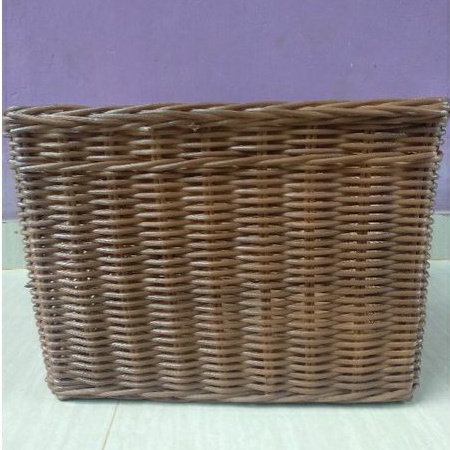 Keranjang rotan persegi kotak murah penyimpanan besar laci 35x30x30 cm