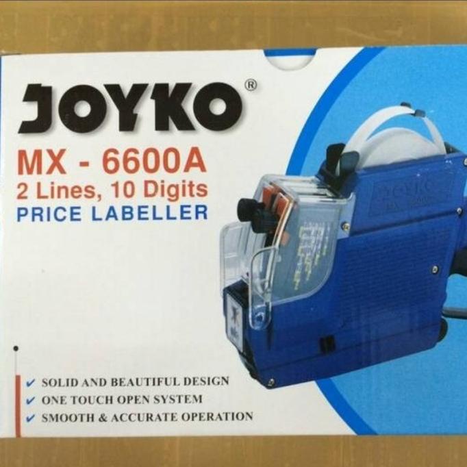 

Alat Mesin Label Harga 2 Baris 10 Digits Joyko Price Labeller Mx-6600A