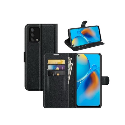 Flip Cover Oppo A95 Wallet Leather Case Dompet Classic