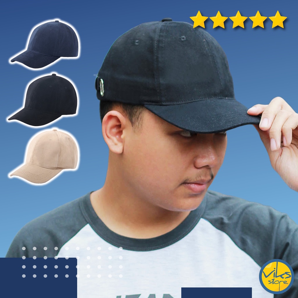 Topi Baseball Polos Pria Wanita Olahraga Baseball Cap Ukuran Dewasa Unisex PoloCaps Premium