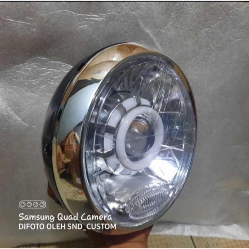 Lampu Depan Bulat Megapro Plus Projie Megapro Herex