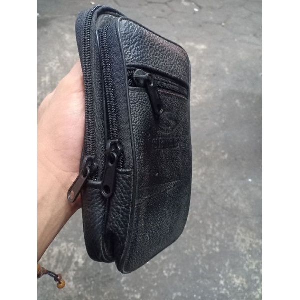 dompet hp bahan kulit sapi asli big size