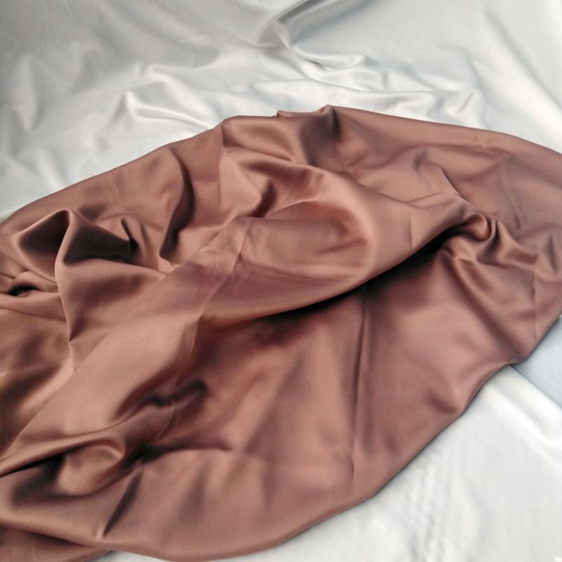 Rok Lilit Polos Satin Silk Premium Wrap skirt  Free ring-Milo