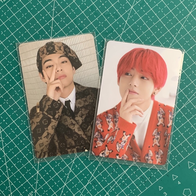 pc dicon taehyung rambut merah selca