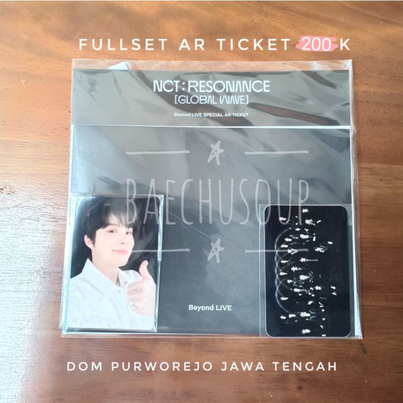 ar ticket Resonance jungwoo nct 2021 beyond live sealed unsealed pc photocard set fullset