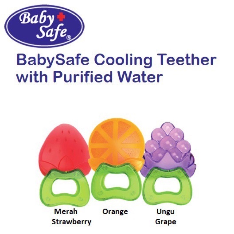 Baby Safe Cooling Fruit Teether with Purified Water Mainan gigitan bayi TT001