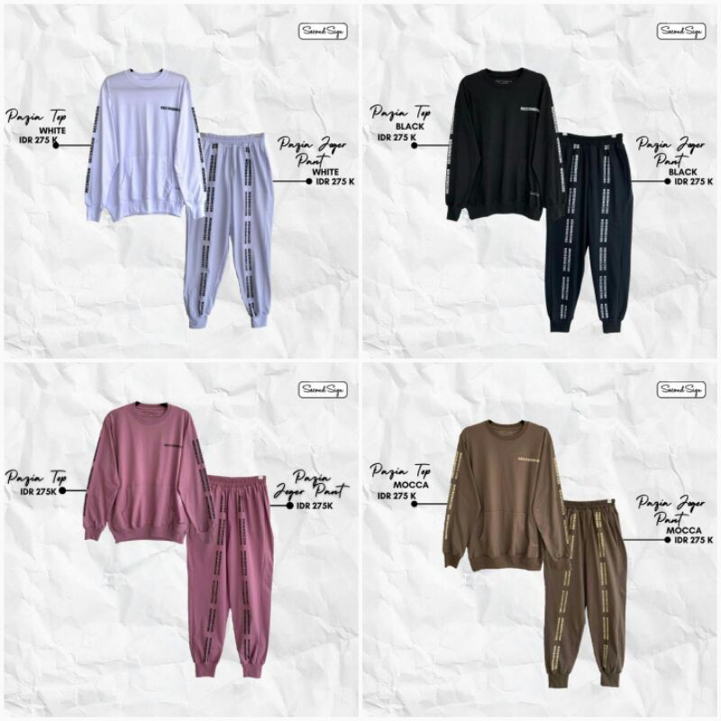 Pazia Top/ Joger by Second Sign