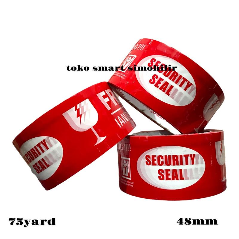 LAKBAN FRAGILE MERAH