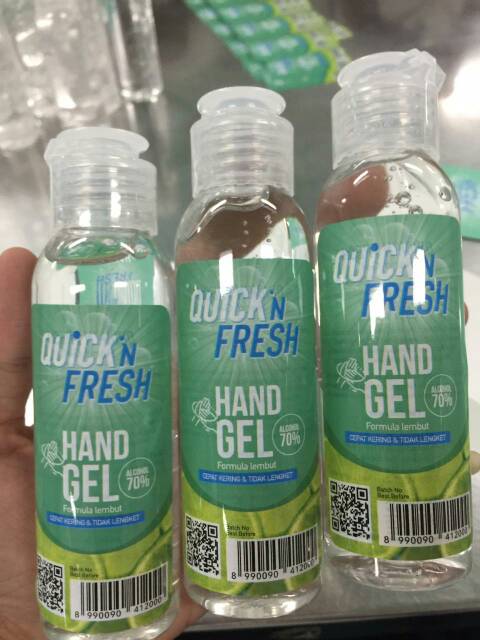Quick n Fresh Handsanitizer Gel 100ml