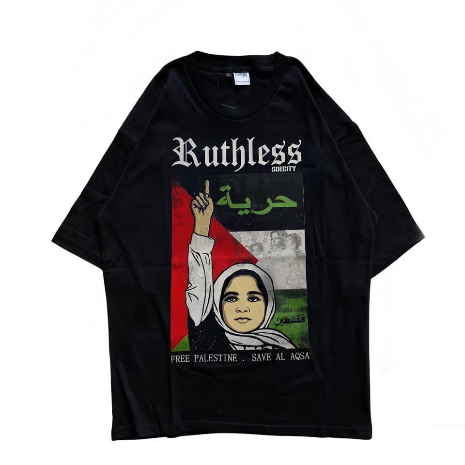 Kaos Ruthless Original || Kaos Free Palestine || Distro Bandung
