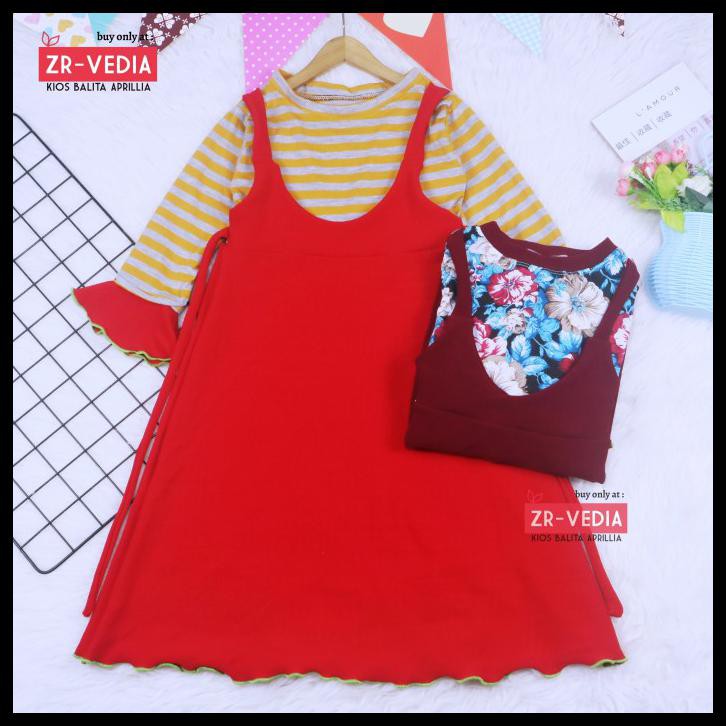 Gamis Aisyah Uk 6-7 Tahun / Export Dres Ngaji Baju Anak Perempuan