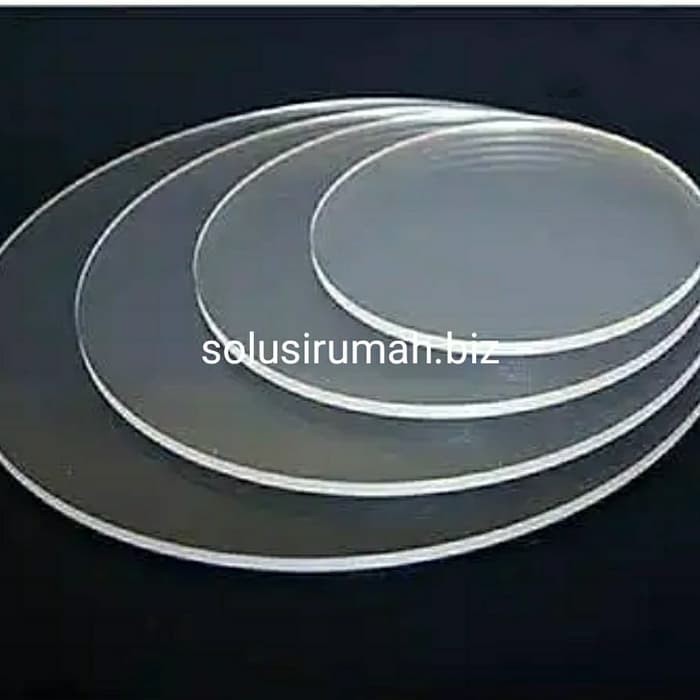 

Acrylic Akrilik Sheet Custom Mika Bulat 5mm Bening /100cm Bundar 5 Mm /100 per100cm potongan per100