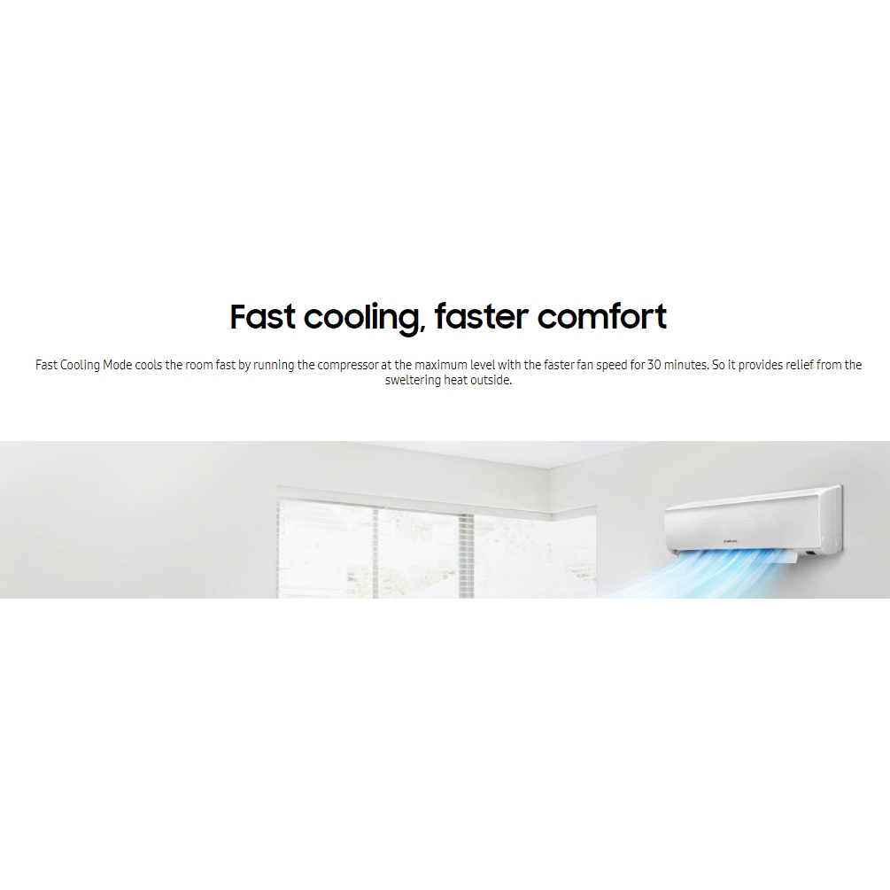 Samsung AC 3/4 PK 0,75PK Fast Cooling 622 Watt AR07NRFL AR07NRFLDWKNSE