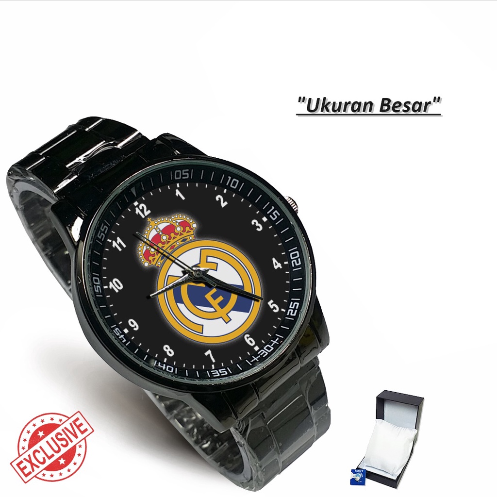 Jam Tangan Rantai Couple REAL MADRID FC - 2 (Special)