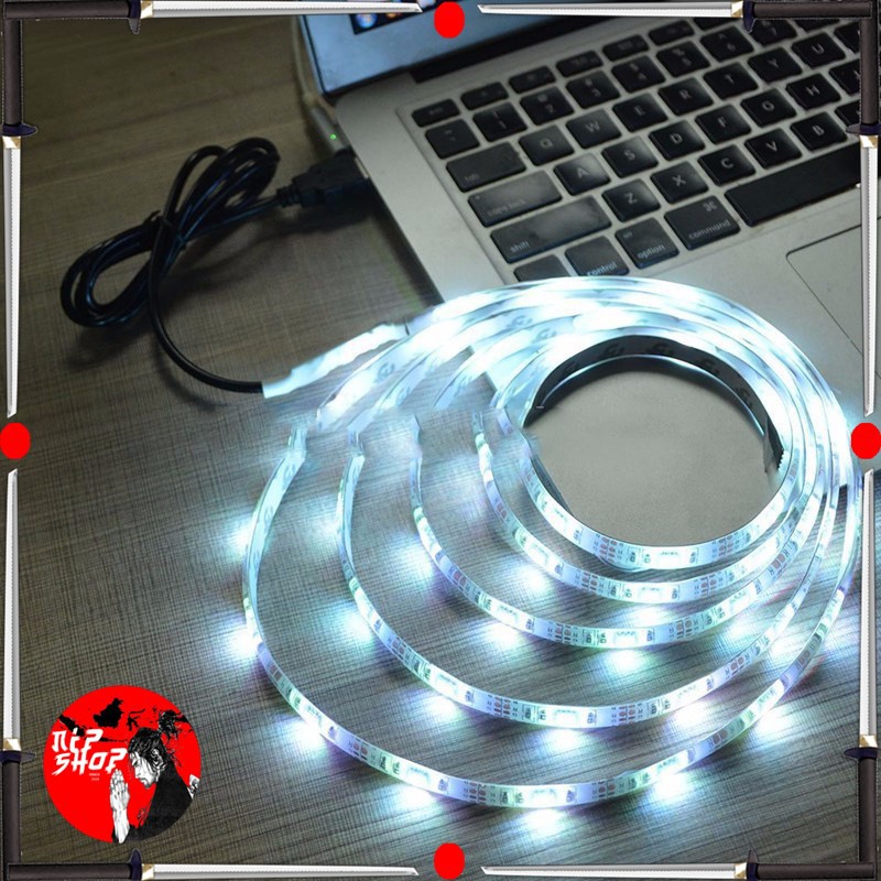 MALITAI Mood Light Led Strip 5050 RGB 2M with USB Controller- White