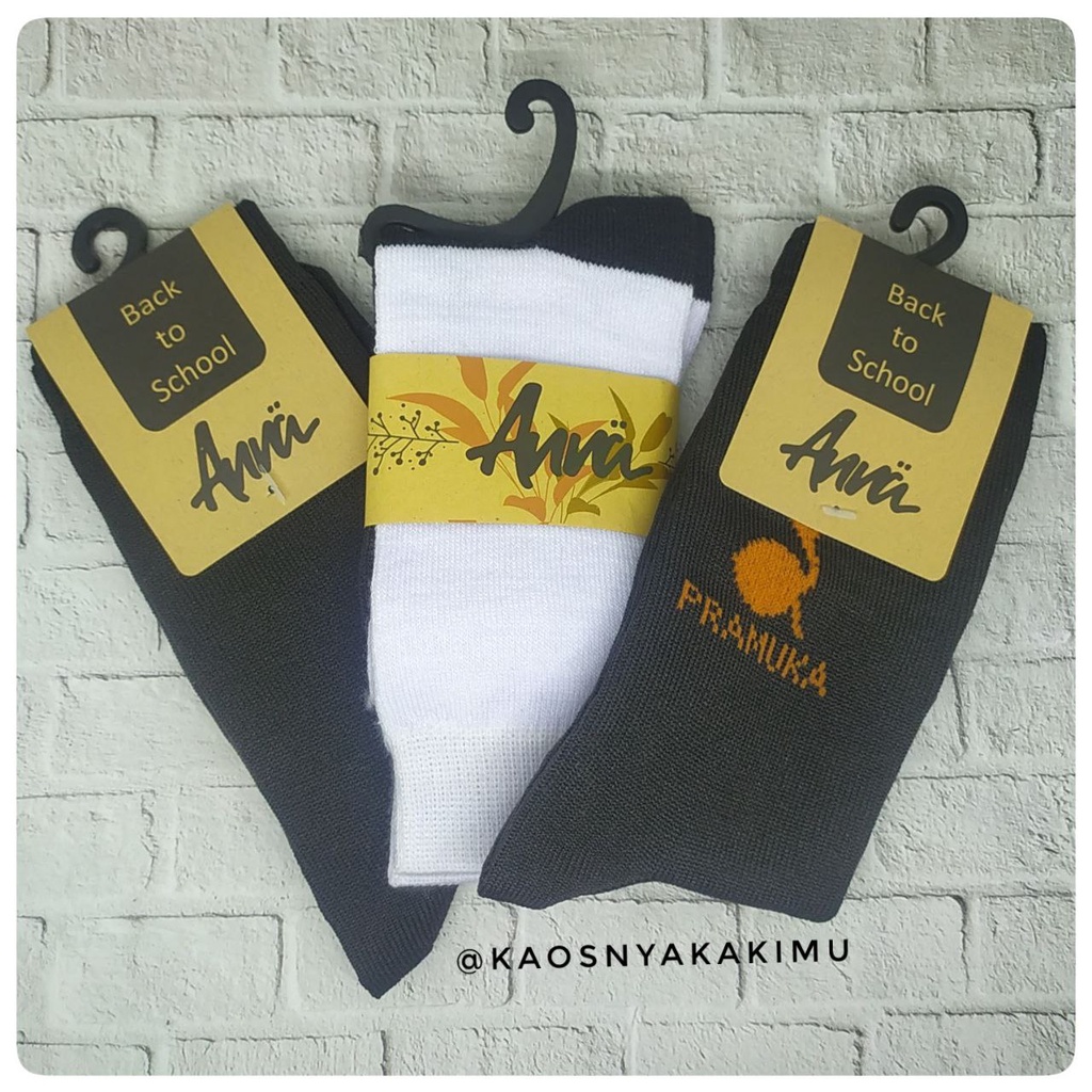 Kaos Kaki Anak Sekolah SD, SMP, SMA, MI, MTs, MA, dan Pramuka by ANNA School