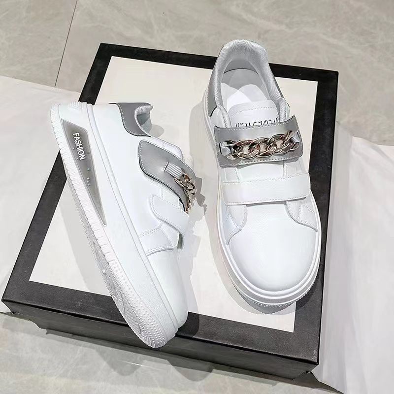 Free BOX Sepatu Sneaker Putih Wanita Import Premium Quality Sepatu Olahraga Sepatu Casual Sneakers Wanita Sport Shoes NS2022-17