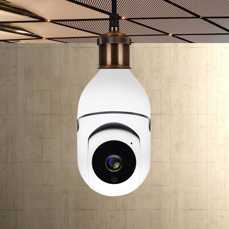 IP CAM CAMERA CCTV BULB WIFI APP V380 PANORAMIC/KAMERA IP BOHLAM 360 EYES