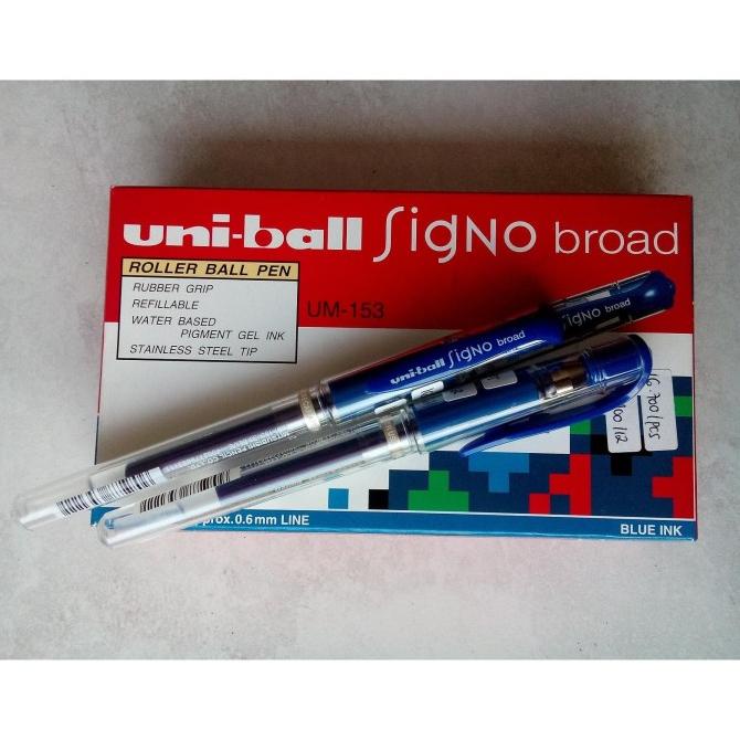 

Office & Stationery | Alat Tulis | Pulpen Uniball Signo Broad (Hitam/Biru) (Per Lusin) | Best Seller