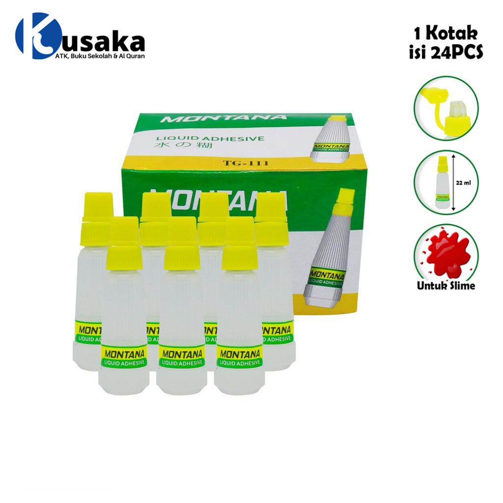 

Lem Kertas Cair Kecil Liquid Adhesive Povinal 24 Pcs