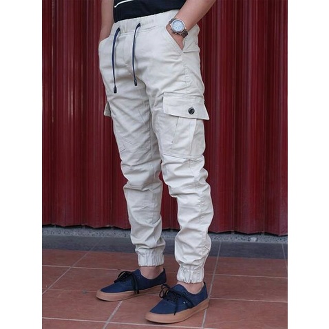 Celana Joger Model Saku Samping / Celana Jogger Cargo Pira Wanita (unisex) allvariant allsize 27-38