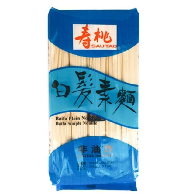 

] sau tao baifa plain noodle 375 gram mie kering non fried