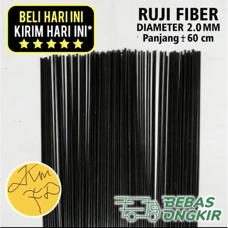JERUJI FIBER HITAM 2MM SANGKAR KANDANG BURUNG