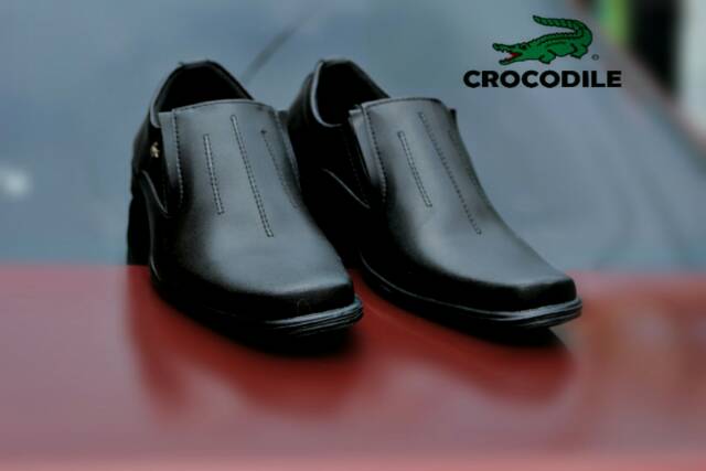 Cod Siap Kirim Sepatu Pria Crocodile Pantopel / Kerja Formal Kantoran Murah.,..08