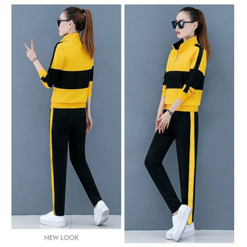 SET MELISA SETELAN PAKAIAN WANITA TRAINING SET PAKAIAN OLAHRAGA CELANA TRAINING HOODIE 07