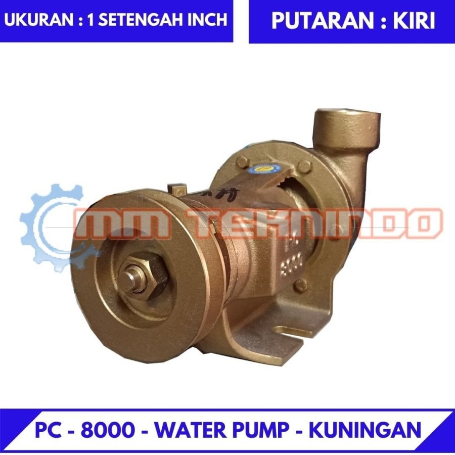 PC - 8000 - WATER PUMP - 1 SETENGAH INCH - KUNINGAN - KIRI