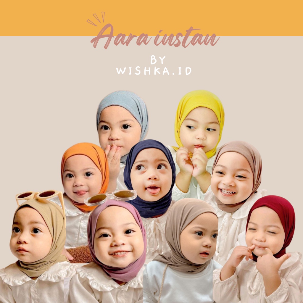 Aara Instan - Hijab Anak Instan - Hijab Segitiga Instan