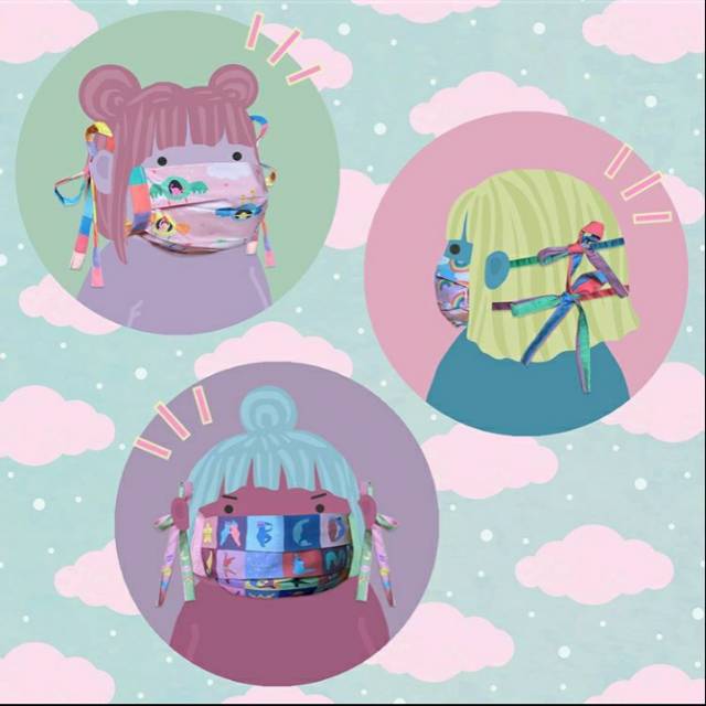 Masker Water Planet / Bygrumpybirgi / Idekuhandmade