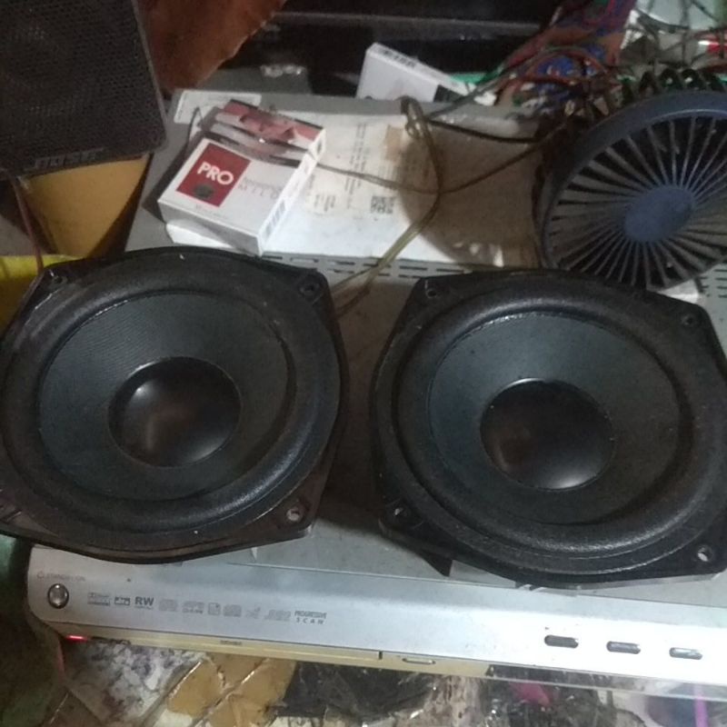 Speaker aiwa 5 inch copotan compo