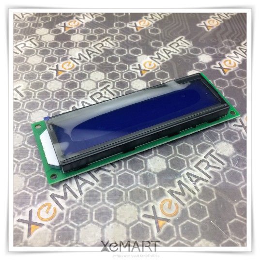 LCD Character 16x2 Blue Giant Character 5V Ukuran Besar Biru Compatible HD44780