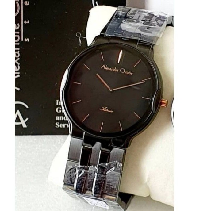 Jam Tangan Pria Alexandre Christie Ac 8616 Mh Full Black Asteria Original Fashion Pria