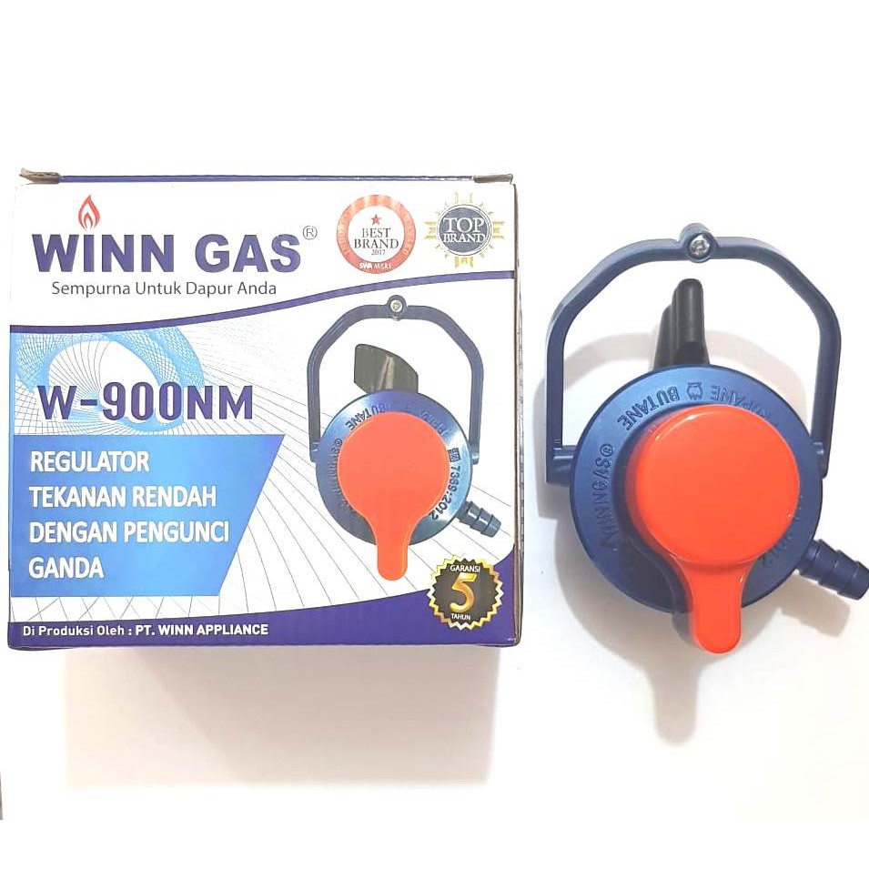 Winn Gas Regulator Gas W-900 NM (Double Lock) Tanpa Meteran